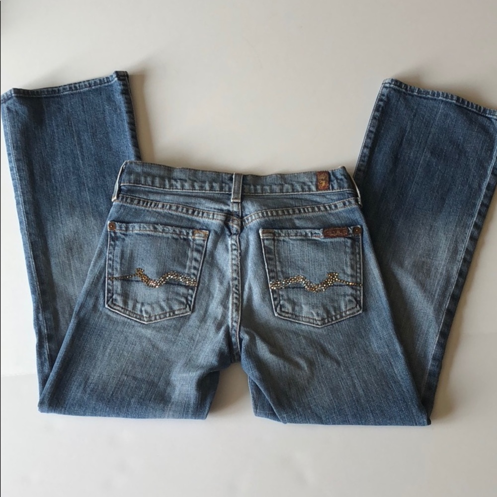 Seven For All Mankind Bootcut Cropped Jeans
